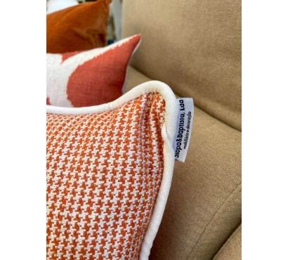 Cushion with Checkered Pattern