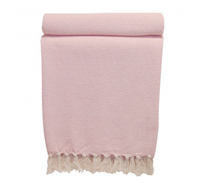 Pink Blanket in Cotton