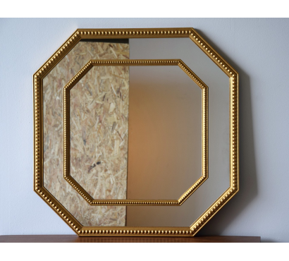 Espelho em Madeira Dourada