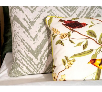 Duvet with Zigzag Print