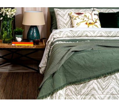 Duvet with Zigzag Print