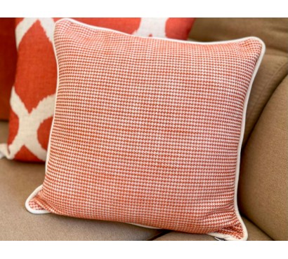 Cushion with Checkered Pattern