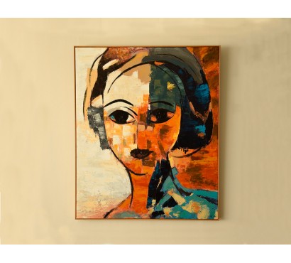 Pintura Moderna Mulher com...